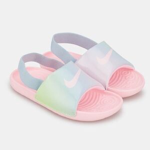 Nike Slides Sandals w/ Stretch Ankle Strap, baby girl toddler girl size 5